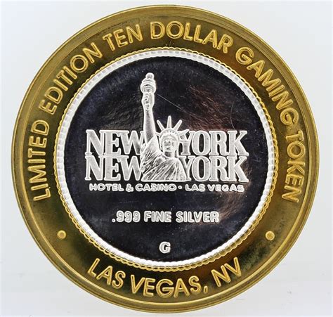 $10 De Prata Do Casino Coins