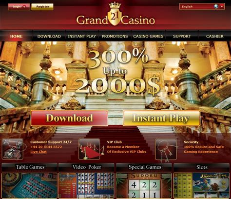 21 Grand Casino Codigo Promocional