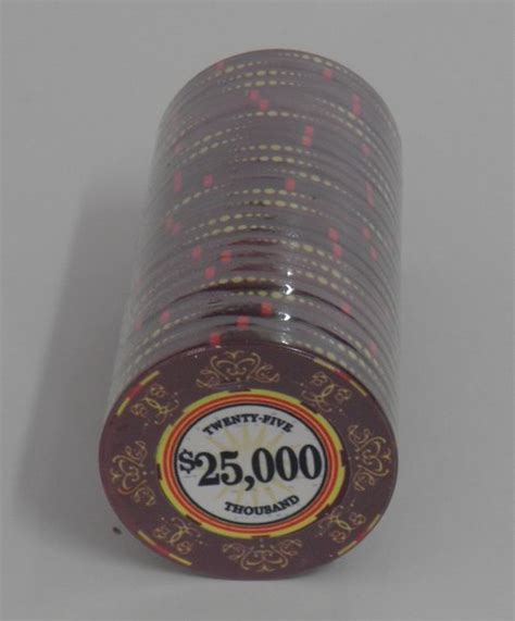 25000 Fichas De Poker