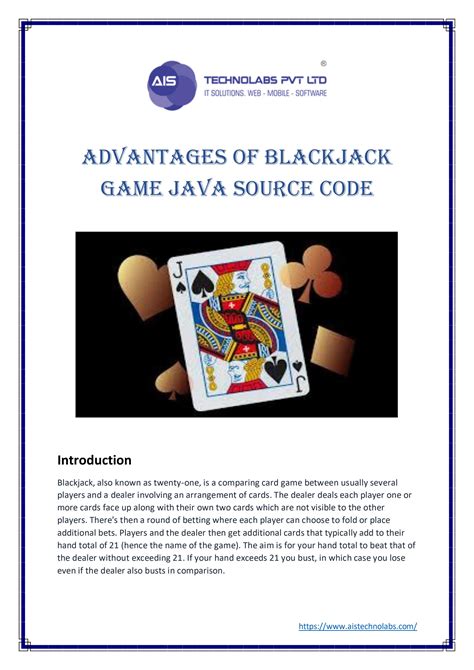 A Criacao De Blackjack Em Java