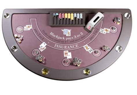 A Mesa De Blackjack Superior De Feltro