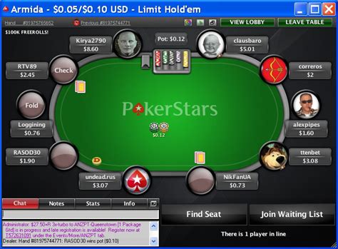 A Pokerstars Ir