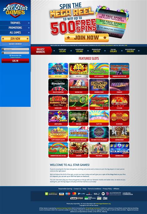 All Star Games Casino Download