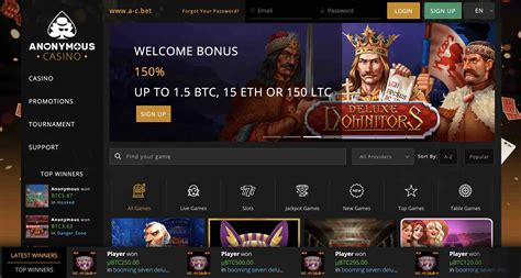 Anonymous Casino Online