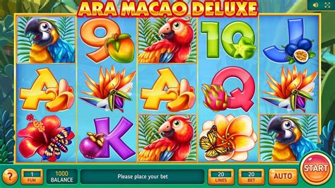 Ara Macao Deluxe Slot Gratis
