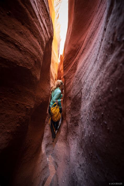 Assustador Slot Canyon Escalante Mapa