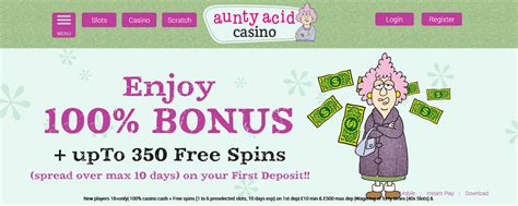 Aunty Acid Casino Bonus