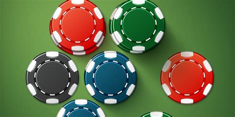 Azul De Fichas De Poker A Pena