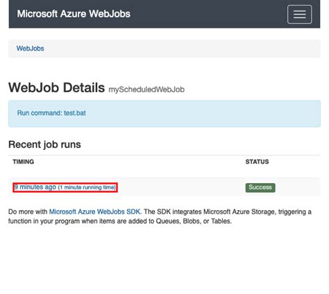 Azure Slots Webjobs