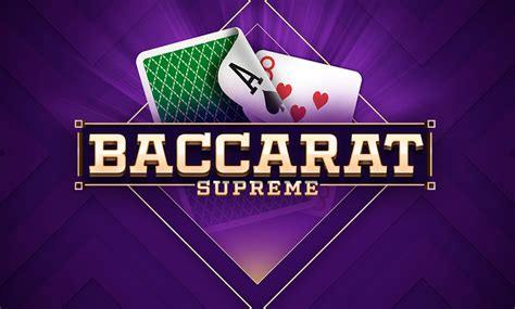 Baccarat Supreme Netbet