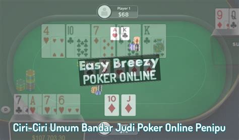 Bandar De Poker Online Penipu