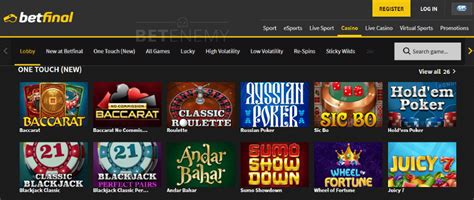 Betfinal Casino Login