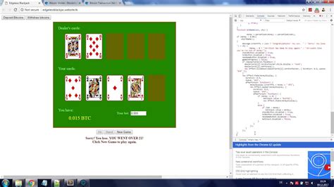 Bitcoin Blackjack Script