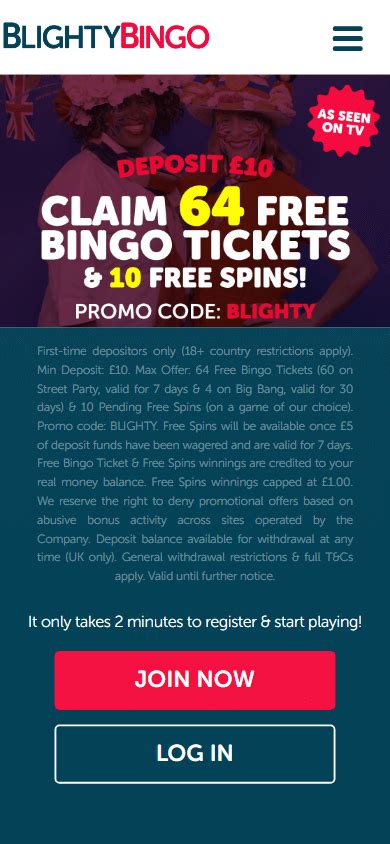 Blighty Bingo Casino Codigo Promocional