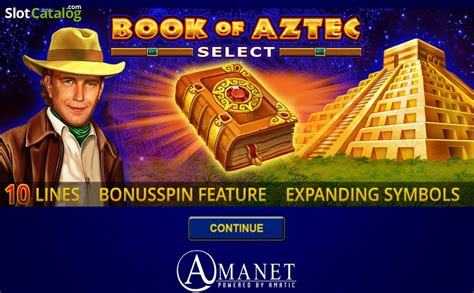Book Of Aztec Select Novibet