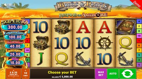 Books Pearls Respins Of Amun Re Slot - Play Online