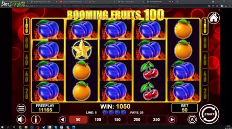 Booming Fruits 100 Slot Gratis
