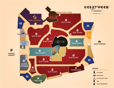 Borgata Piso Do Casino Layout