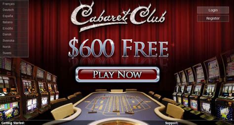 Cabaret Club Casino Free Spins