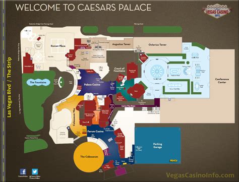 Caesars Ac Casino Mapa
