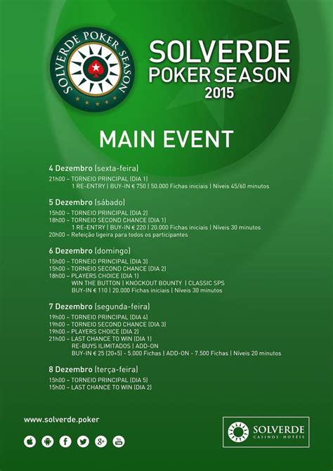 Casino De Espinho Poker Calendario