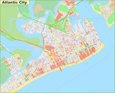 Casino Mapa De Atlantic City Boardwalk