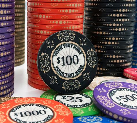 Casino Poker Chips De Caso