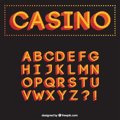 Casino Tipografia Photoshop
