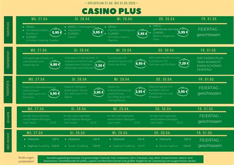 Casino Ukt Speiseplan