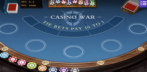 Casino War Empate Regras