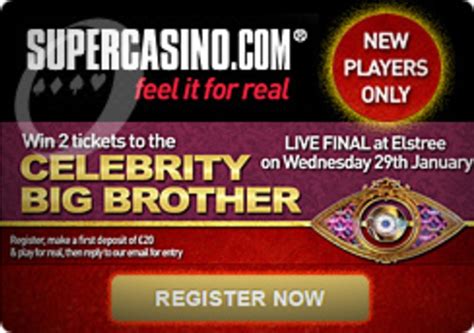 Celebrity Big Brother Super Casino Anuncio