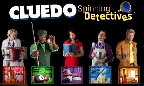 Cluedo Spinning Detectives Blaze