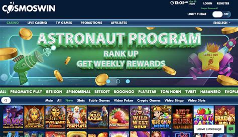 Cosmoswin Casino Review