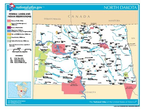 Dakota Do Norte Cassinos Indigenas Mapa