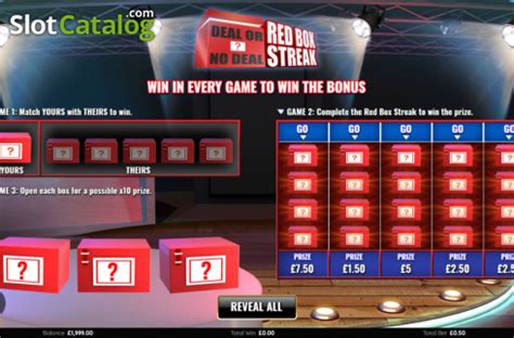 Deal Or No Deal Red Box Streak Review 2024