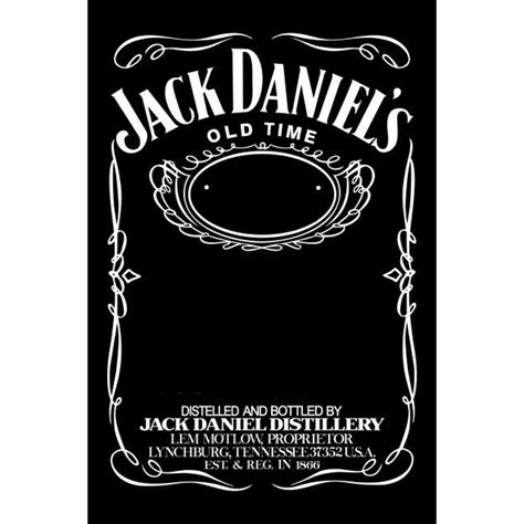 Diferenca Em Verde E Preto Rotulo De Jack Daniels