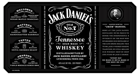 Diferenca Entre O Branco E O Preto Rotulo De Jack Daniels