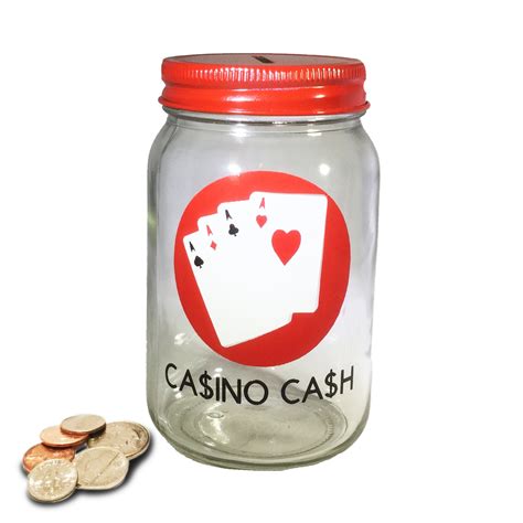 Dinheiro De Cassino Jar