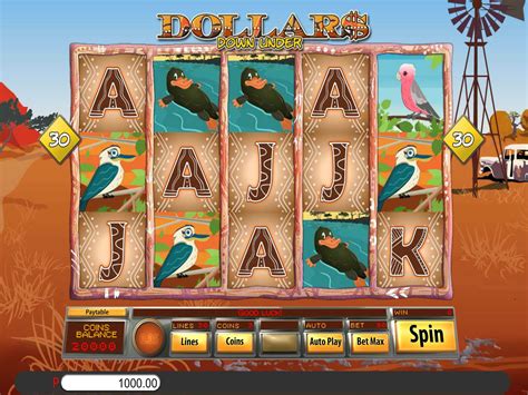 Dollars Down Under Slot Gratis