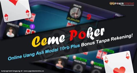 Domino Poker Online Uang Asli