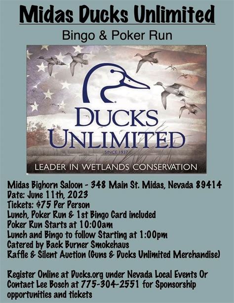 Ducks Unlimited Poker Run Lake Murray 2024