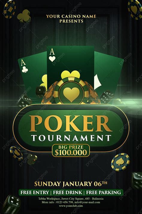 Editavel Torneio De Poker Flyer