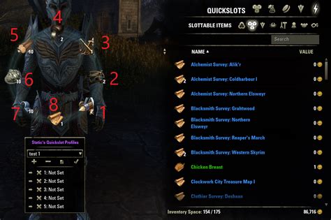 Elder Scrolls Online Quickslot Addon