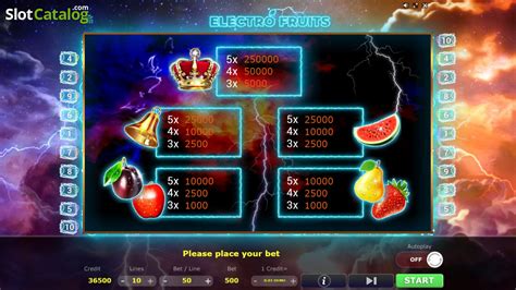 Electro Fruits Slot - Play Online