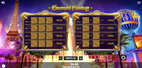 Emerald Fantasy Scratchcard Parimatch