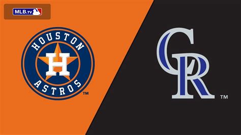 Estadisticas de jugadores de partidos de Houston Astros vs Colorado Rockies