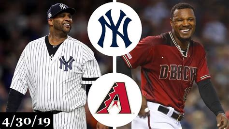 Estadisticas de jugadores de partidos de New York Yankees vs Arizona Diamondbacks