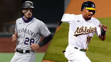 Estadisticas de jugadores de partidos de Oakland Athletics vs Colorado Rockies