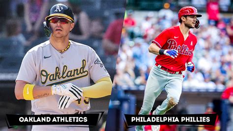 Estadisticas de jugadores de partidos de Philadelphia Phillies vs Oakland Athletics