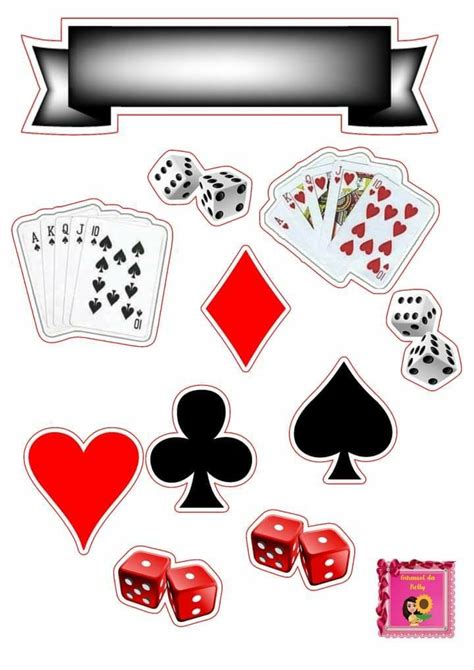 Ficha De Poker Bolo Toppers